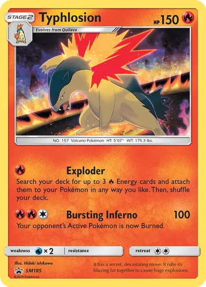 Carta Typhlosion