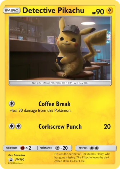 Carta Detective Pikachu