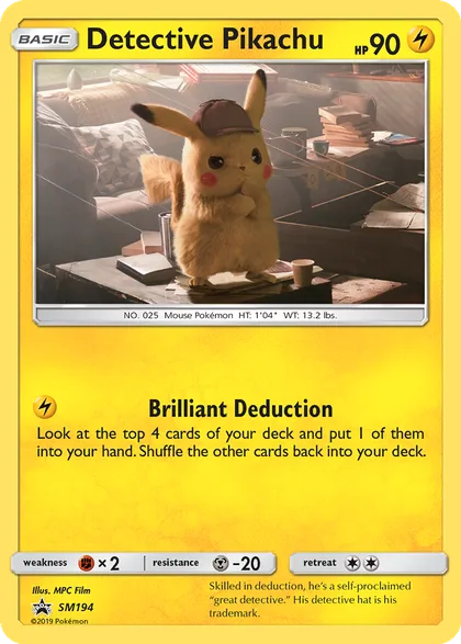 Carta Detective Pikachu