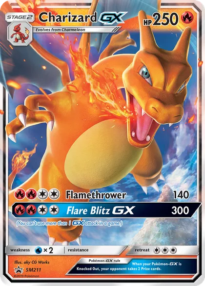 Carta Charizard GX