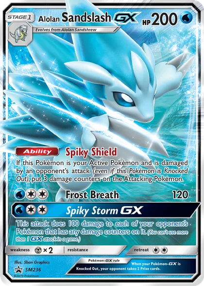 Carta Alolan Sandslash GX