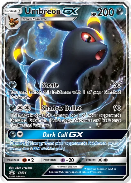 Carta Umbreon GX