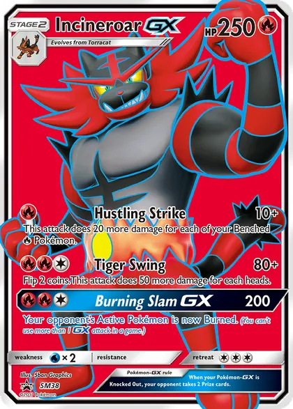 Carta Incineroar GX