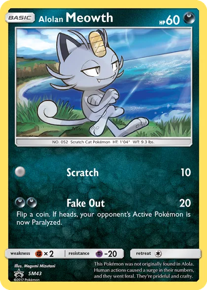 Carta Alolan Meowth
