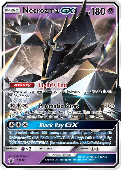 Carta Necrozma GX