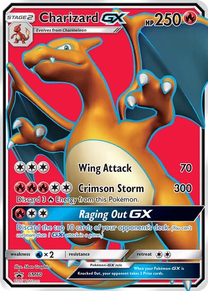 Carta Charizard GX