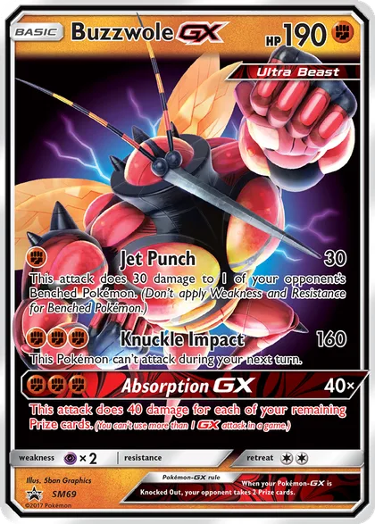 Carta Buzzwole GX