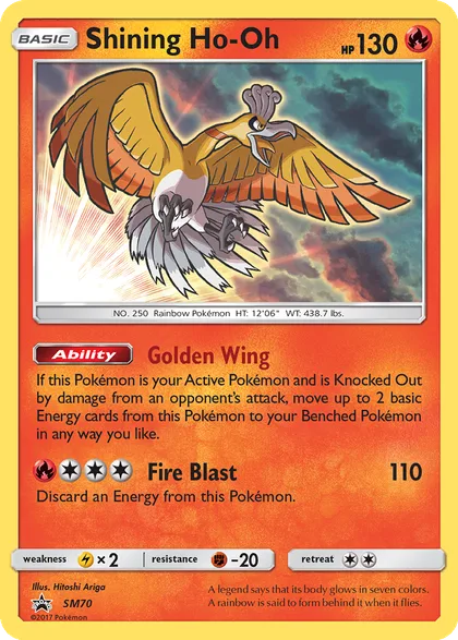 Carta Shining Ho-Oh