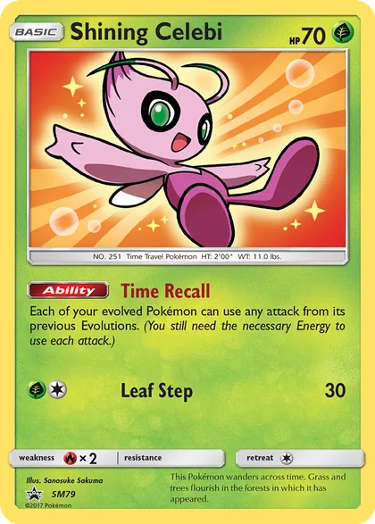 Carta Shining Celebi