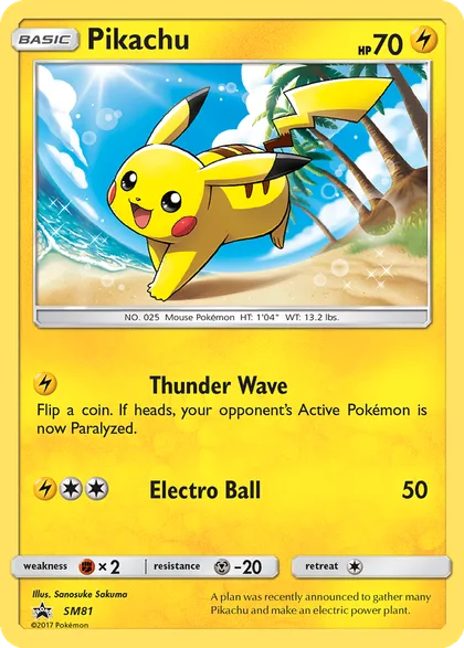 Carta Pikachu