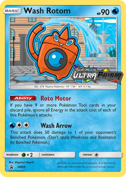 Carta Wash Rotom