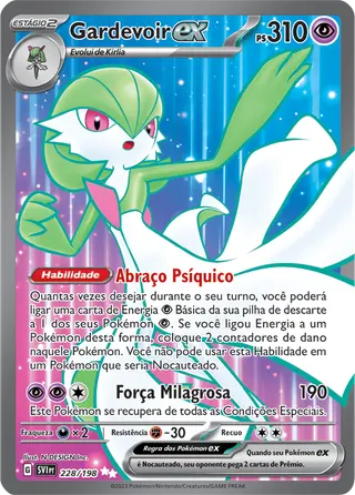 Carta Gardevoir ex
