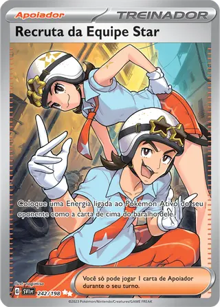 Carta Recruta da Equipe Star