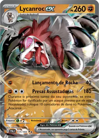 Carta Lycanroc ex