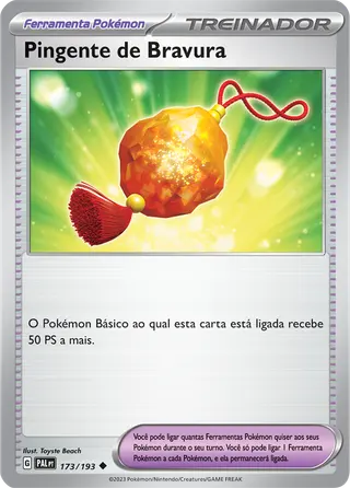 Carta Pingente de Bravura
