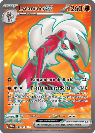 Carta Lycanroc ex