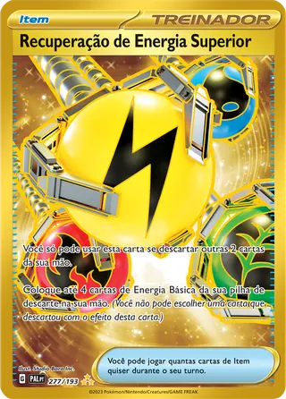 Carta Recuperação de Energia Superior