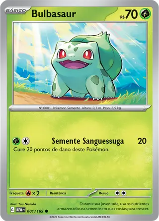 Carta Bulbasaur