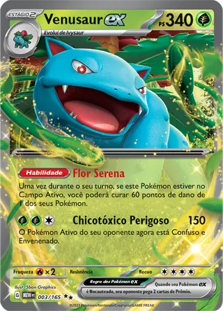 Carta Venusaur ex