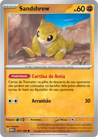 Carta Sandshrew