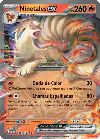 Carta Ninetales ex