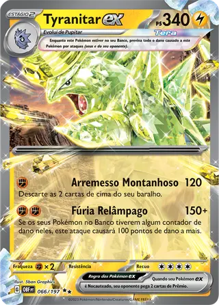 Carta Tyranitar ex