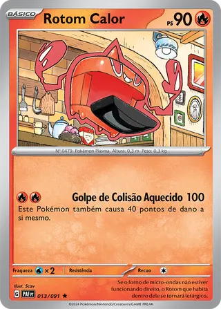 Carta Rotom Calor