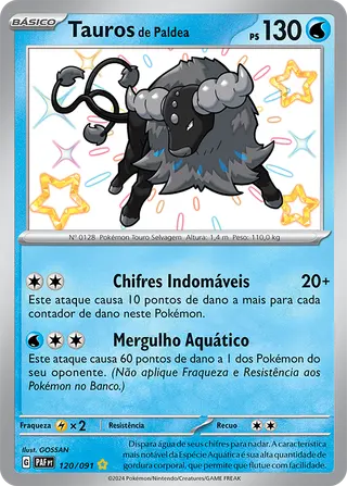 Carta Tauros de Paldea
