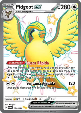 Carta Pidgeot ex