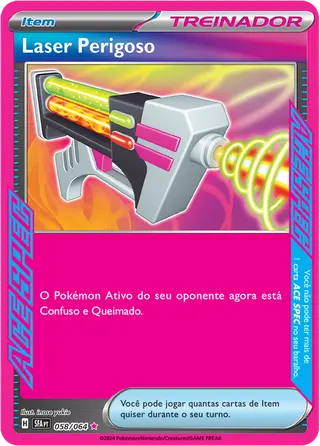 Carta Laser Perigoso