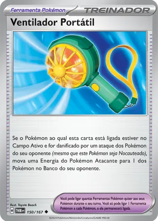 Carta Ventilador Portátil