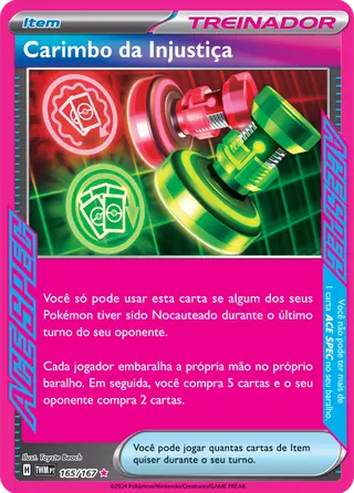 Carta Carimbo da Injustiça