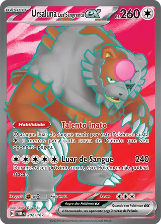 Carta Ursaluna Lua Sangrenta ex