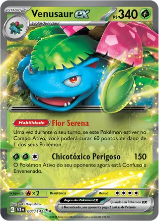 Carta Venusaur ex