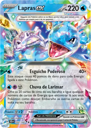 Carta Lapras ex