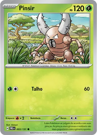 Carta Pinsir