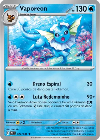 Carta Vaporeon