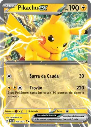 Carta Pikachu ex