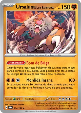 Carta Ursaluna Lua Sangrenta