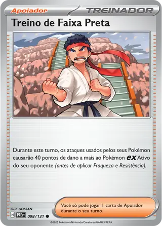 Carta Treino de Faixa Preta