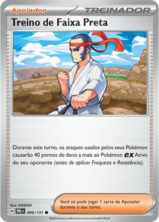 Carta Treino de Faixa Preta
