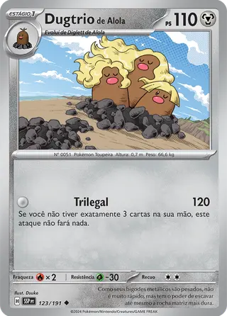 Carta Dugtrio de Alola