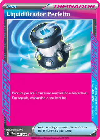 Carta Liquidificador Perfeito