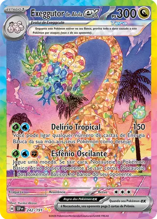 Carta Exeggutor de Alola ex