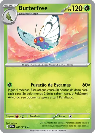 Carta Butterfree
