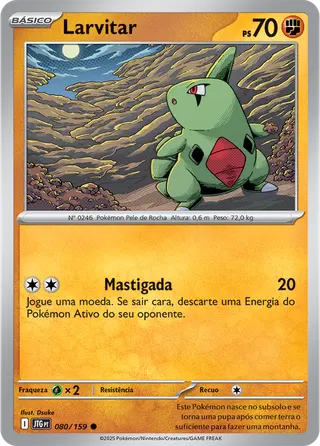 Carta Larvitar