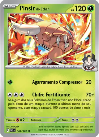 Carta Pinsir do Ethan
