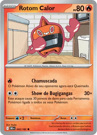 Carta Rotom Calor