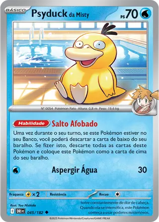 Carta Psyduck da Misty