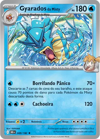 Carta Gyarados da Misty